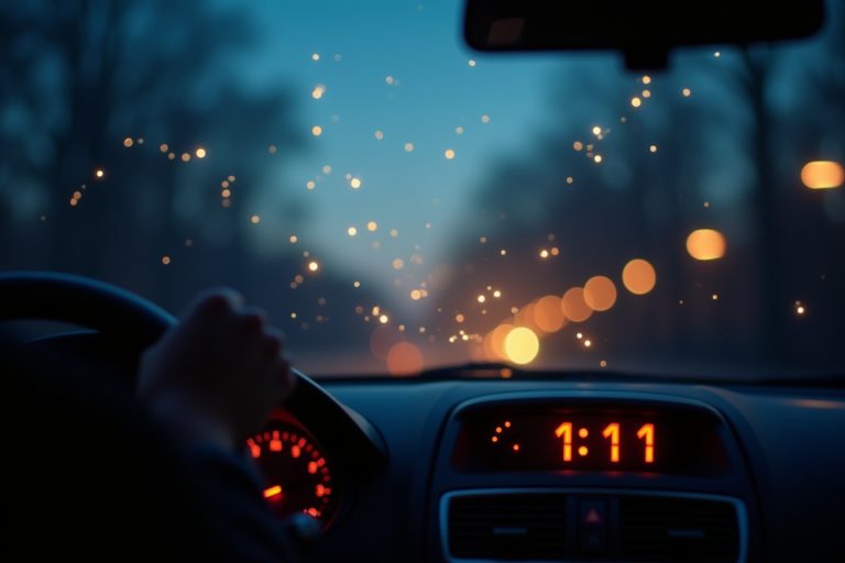 Why You Always See Angel Numbers on the Clock in Your Car