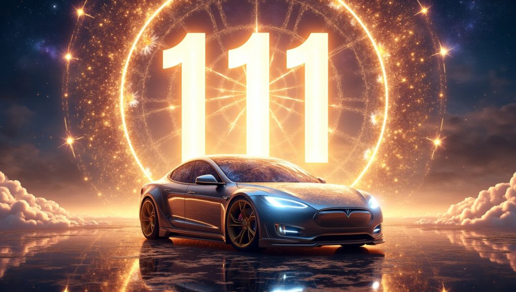 angel numbers on teslas