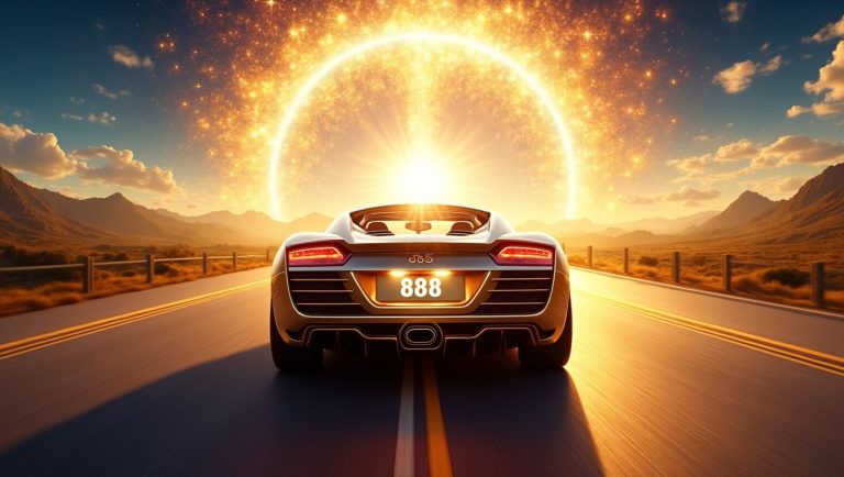 888 on a License Plate: A Sign of Wealth, Karma, and Spiritual Abundance