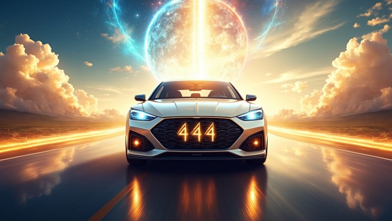Why You Keep Seeing Angel Numbers on White Cars