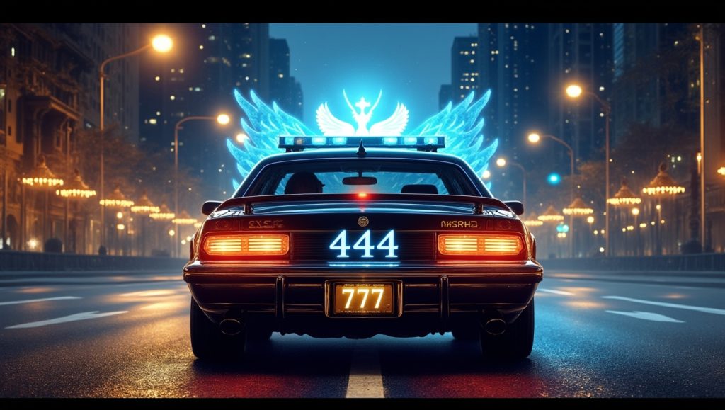 angel numbers on police cars meaning