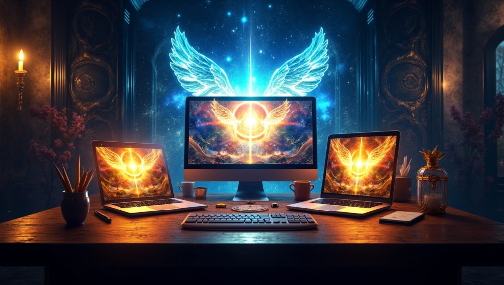 angel numbers on screens
