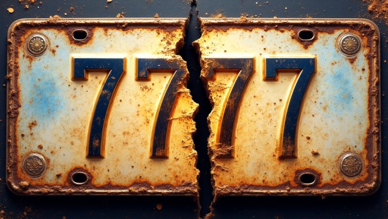 Why You Saw a License Plate With a Scratch Through the Number